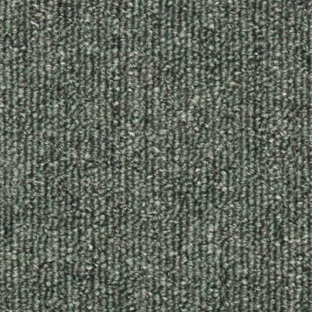 Tappetini per Scale 15 pz Verde Scuro 56x17x3 cm - homemem39