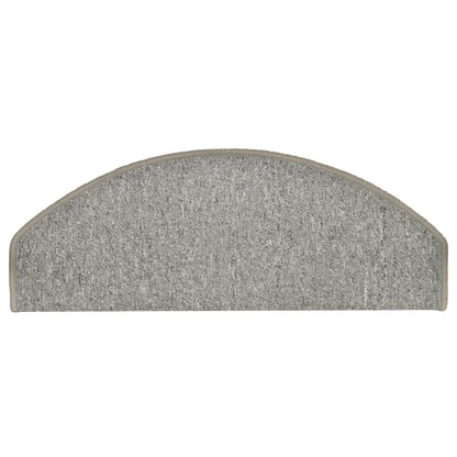 Tappetini per Scale 15 pz Grigio Chiaro 65x24x4 cm - homemem39