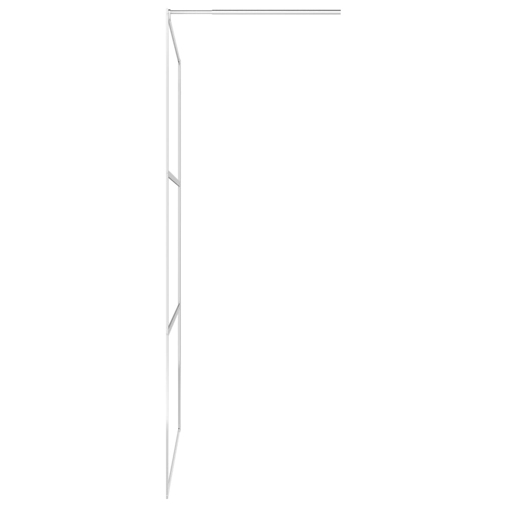 Parete per Doccia Walk-in in Vetro Trasparente ESG 80x195 cm - homemem39