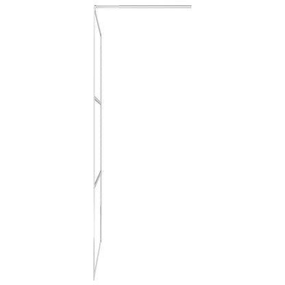 Parete per Doccia Walk-in Vetro Semi Smerigliato ESG 100x195 cm - homemem39