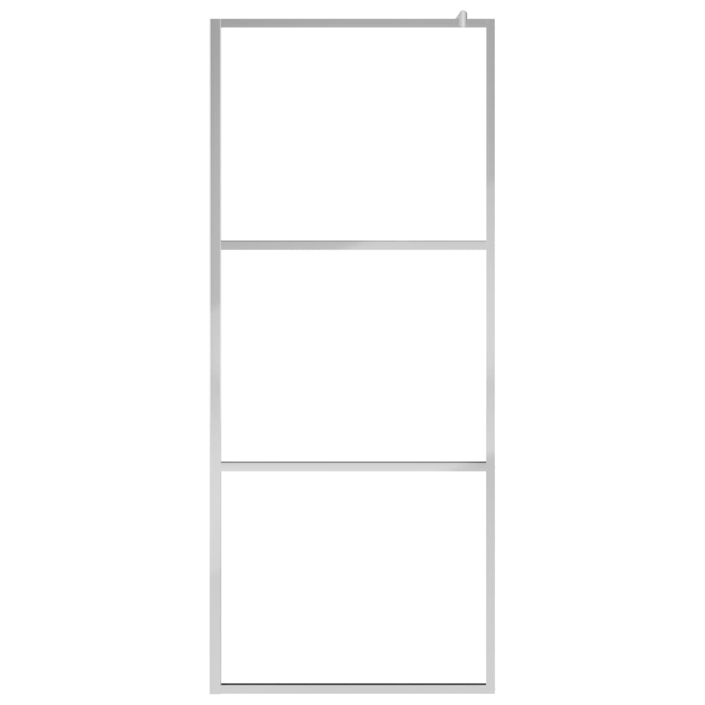 Parete per Doccia Walk-in in Vetro Smerigliato ESG 90x195 cm - homemem39