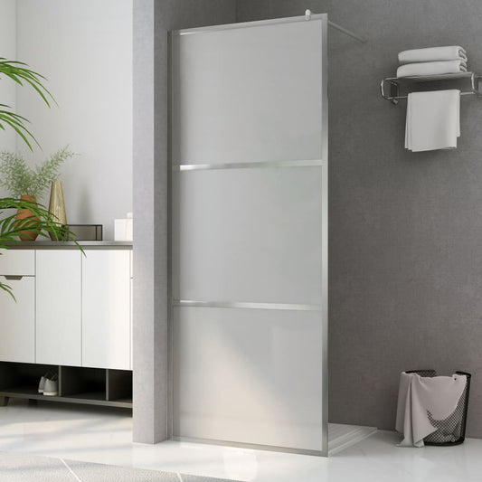 Parete per Doccia Walk-in in Vetro Smerigliato ESG 140x195 cm - homemem39