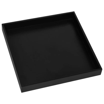 Tavolino Laterale Nero e Oro 38x38x38,5 cm in MDF - homemem39