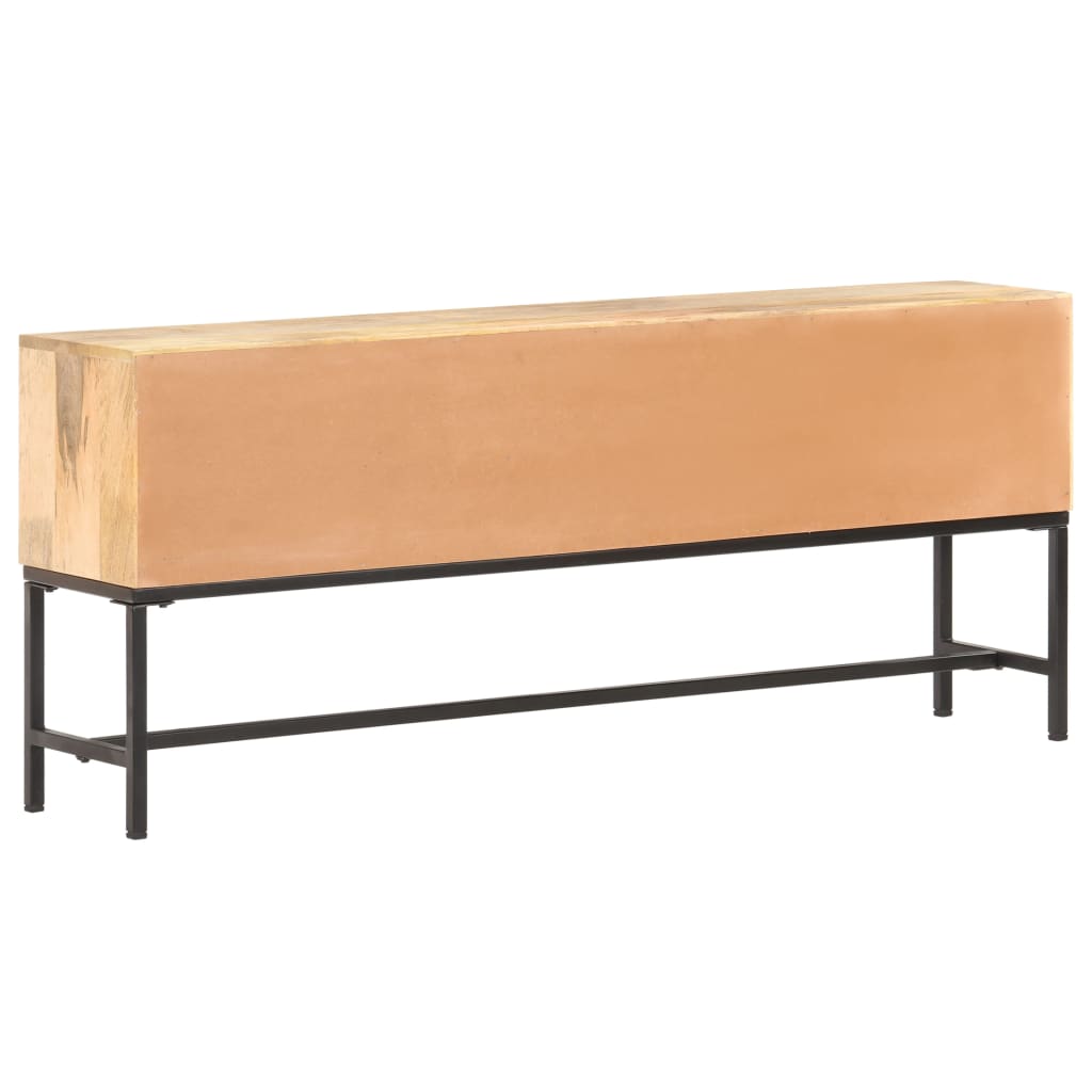 Credenza 145x30x60 cm in Legno Massello di Mango - homemem39