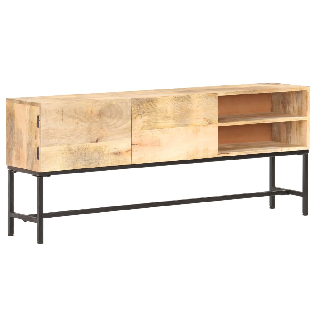 Credenza 145x30x60 cm in Legno Massello di Mango - homemem39