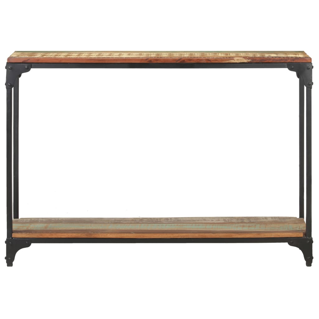 Tavolo Consolle 110x30x75 cm in Legno Massello di Recupero - homemem39