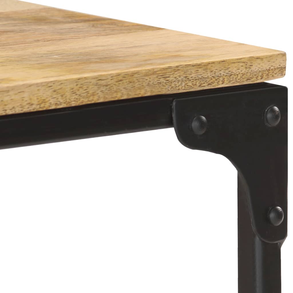 Tavolo Consolle 110x30x75 cm in Legno Massello di Mango - homemem39