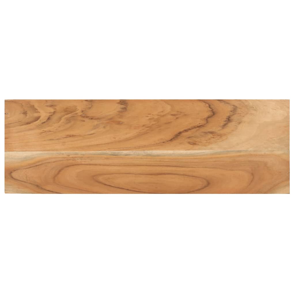 Tavolino da Salotto 90x30x40 cm in Legno Massello di Acacia - homemem39