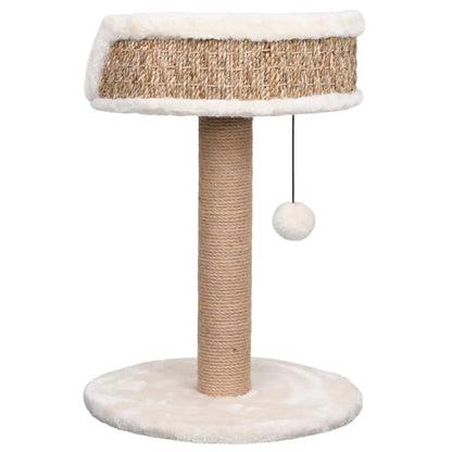 Albero per Gatti con Palo Tiragraffi 49 cm in Giunco - homemem39