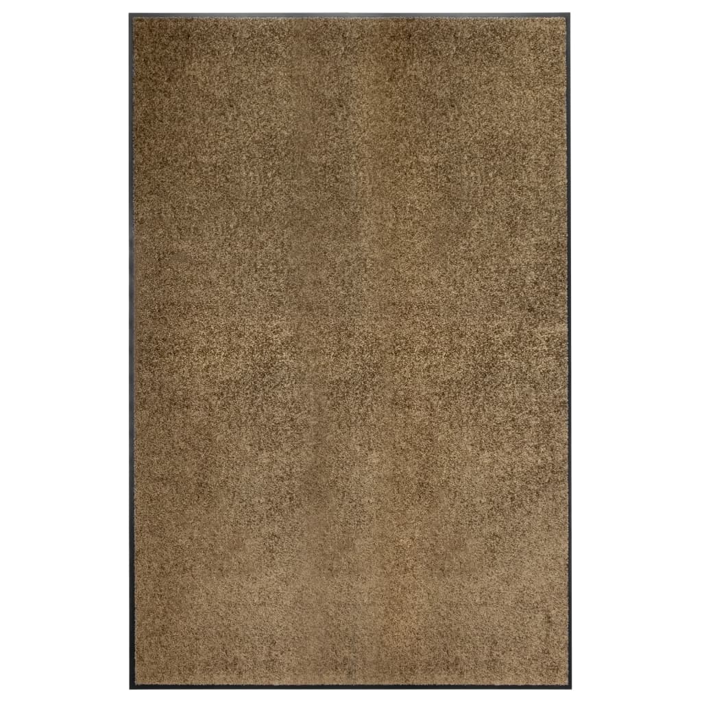 Zerbino Lavabile Marrone 120x180 cm - homemem39