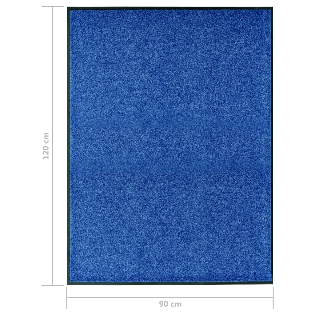 Zerbino Lavabile Blu 90x120 cm - homemem39