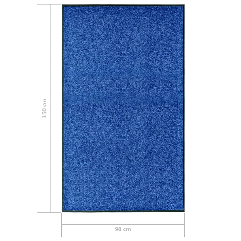 Zerbino Lavabile Blu 90x150 cm - homemem39