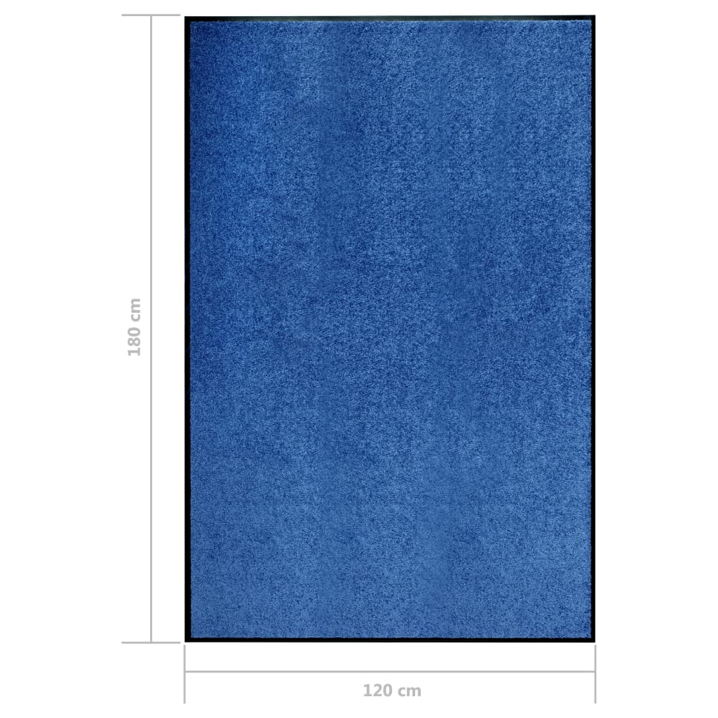 Zerbino Lavabile Blu 120x180 cm - homemem39