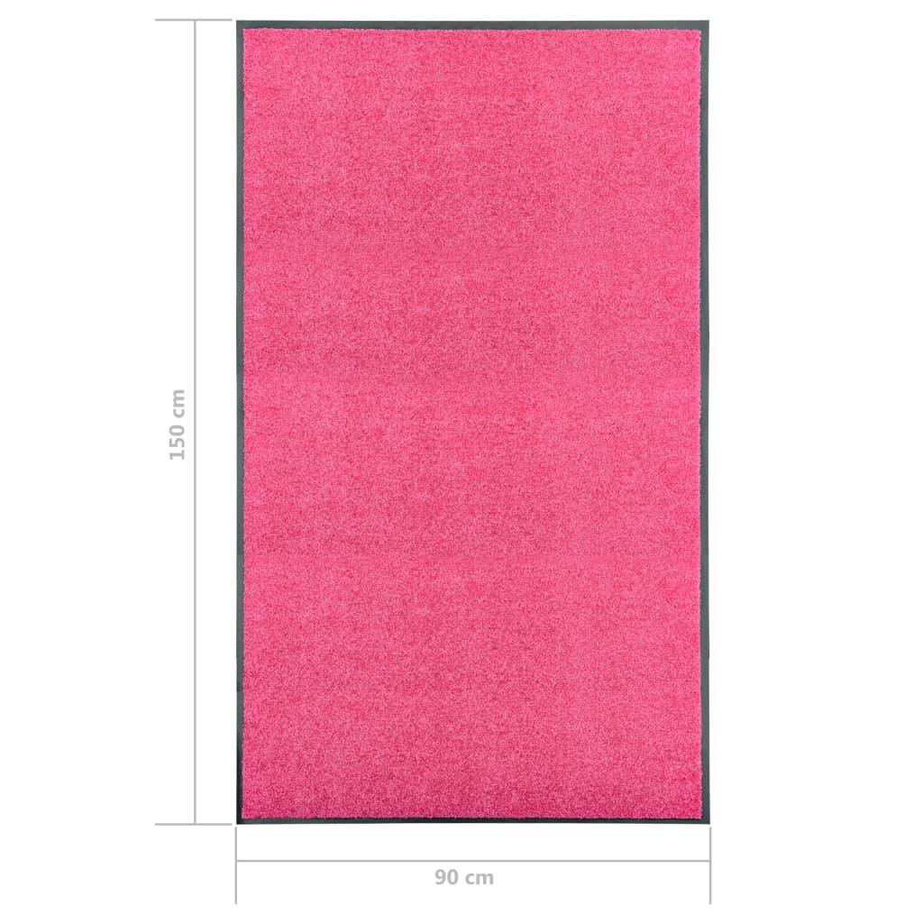 Zerbino Lavabile Rosa 90x150 cm - homemem39