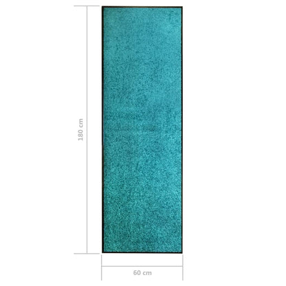 Zerbino Lavabile Ciano 60x180 cm - homemem39