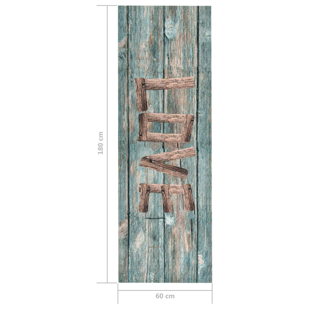 Tappetino da Cucina Lavabile Love 60x180 cm - homemem39