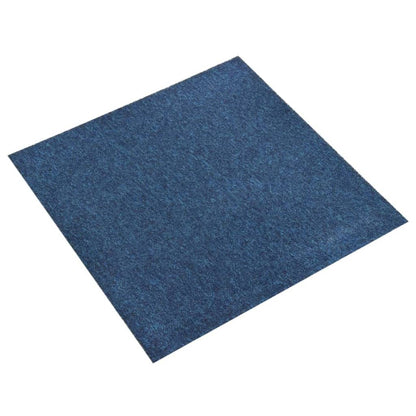 Quadrotte di Moquette 20 pz 5 m² 50x50 cm Blu Scuro - homemem39