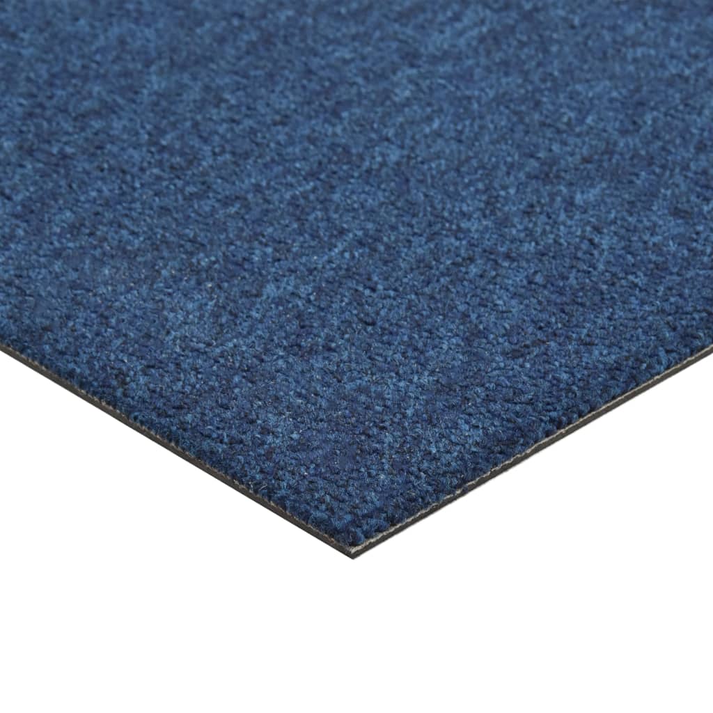 Quadrotte di Moquette 20 pz 5 m² 50x50 cm Blu Scuro - homemem39