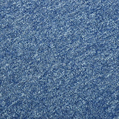 Quadrotte di Moquette 20 pz 5 m² 50x50 cm Blu - homemem39