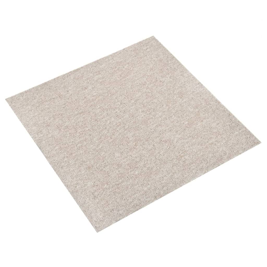 Quadrotte di Moquette 20 pz 5 m² 50x50 cm Beige Chiaro - homemem39