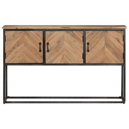 Credenza 120x30x75 cm in Legno Massello di Acacia - homemem39