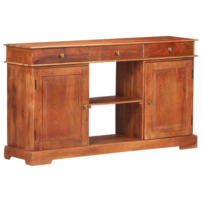 Credenza 135x35x75 cm in Legno Massello di Acacia - homemem39