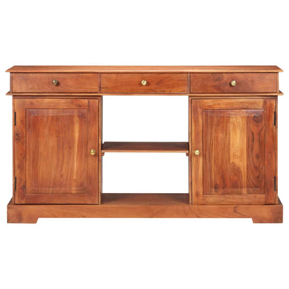 Credenza 135x35x75 cm in Legno Massello di Acacia - homemem39