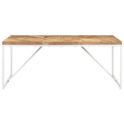 Tavolo da Pranzo 180x90x76 cm Legno Massello di Acacia e Mango - homemem39