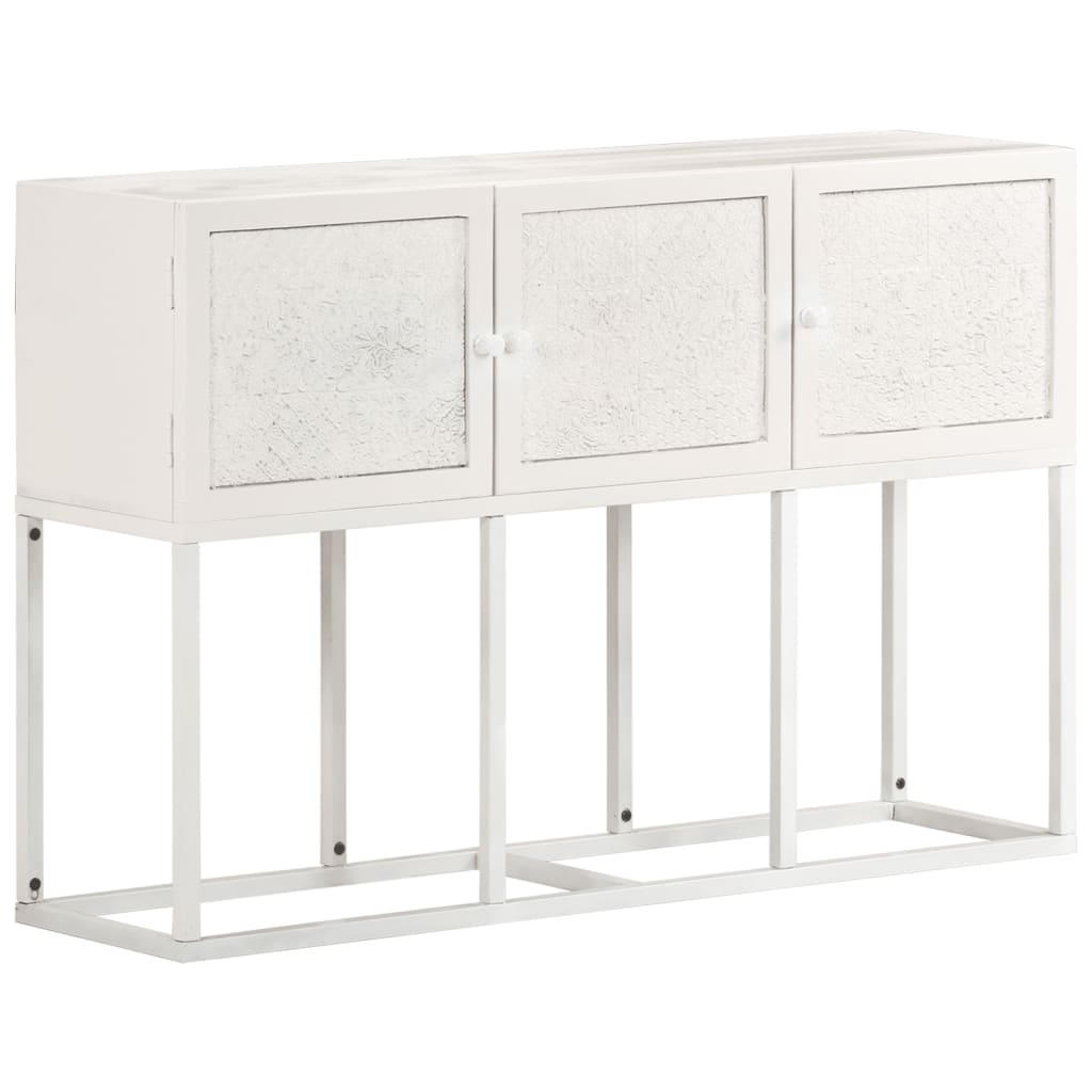 Credenza 115x30x76 cm in Legno Massello di Mango - homemem39