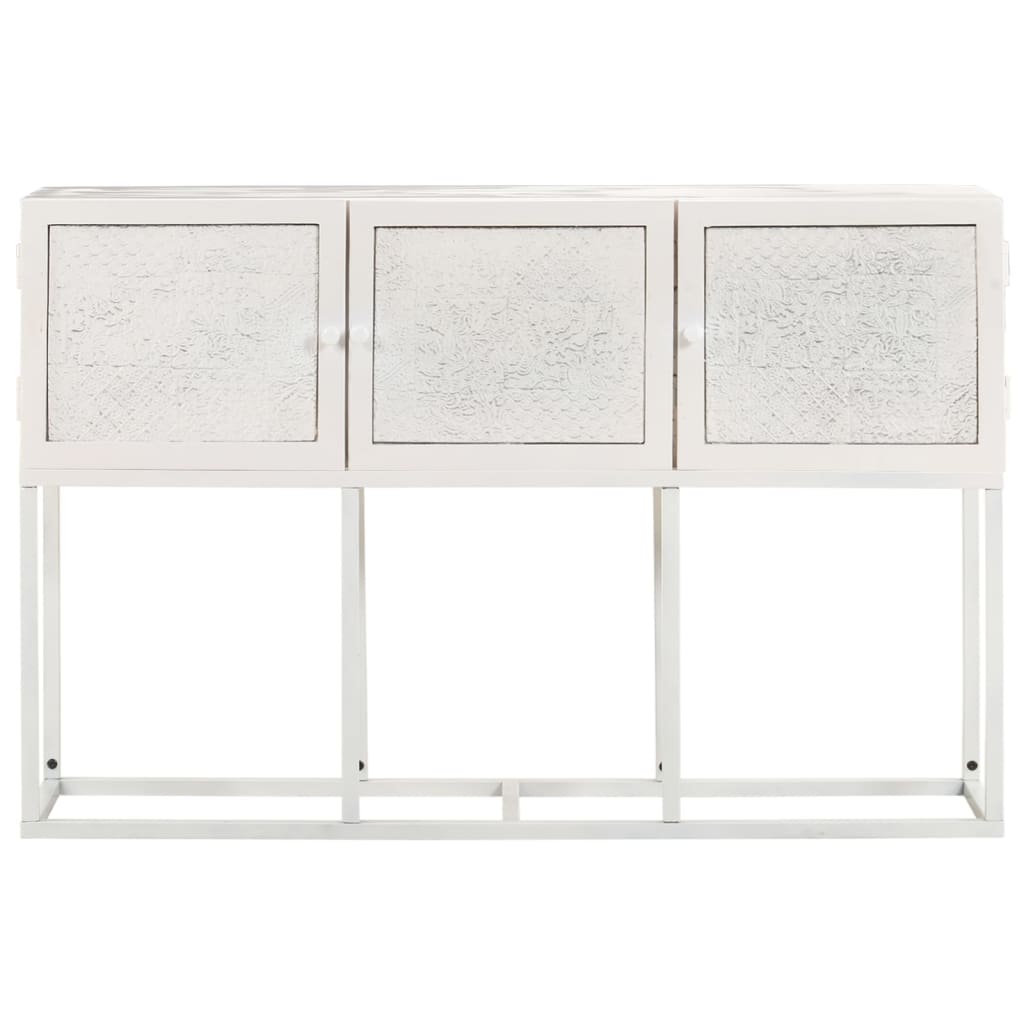 Credenza 115x30x76 cm in Legno Massello di Mango - homemem39