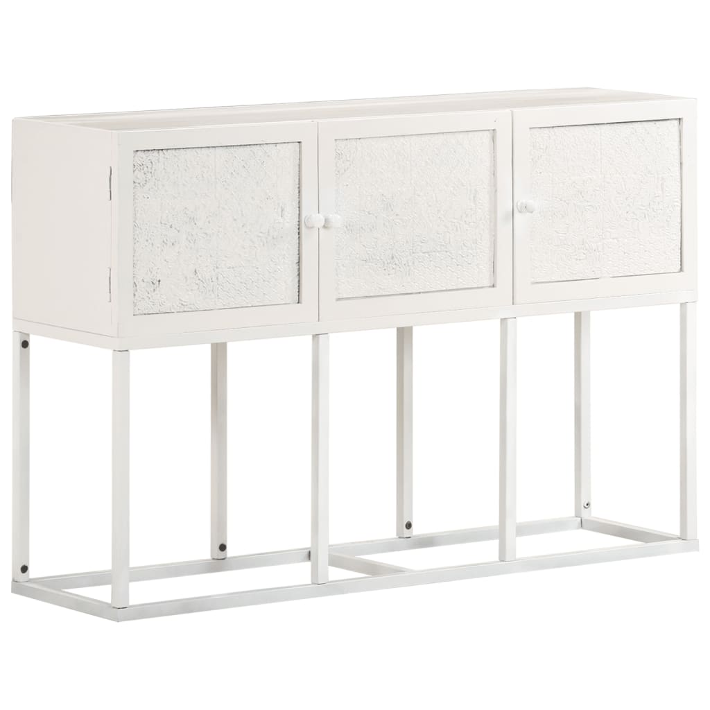 Credenza 115x30x76 cm in Legno Massello di Mango - homemem39