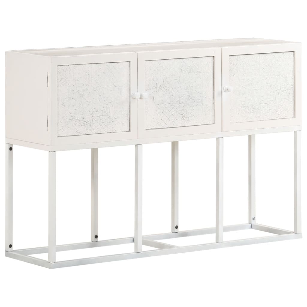 Credenza 115x30x76 cm in Legno Massello di Mango - homemem39