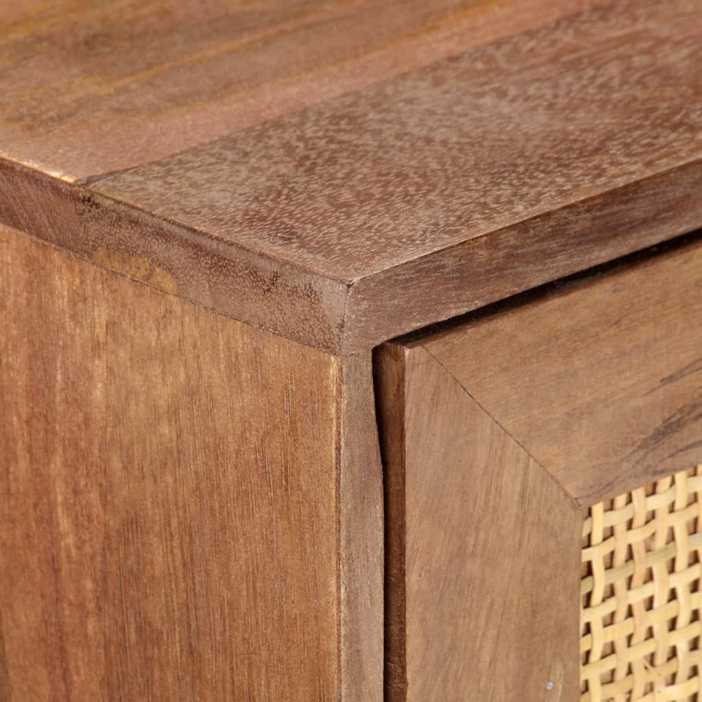 Credenza 61x35x76 cm in Legno Massello di Mango - homemem39