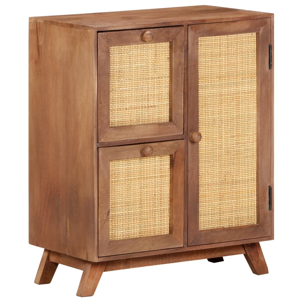 Credenza 60x35x75 cm in Legno Massello di Mango - homemem39