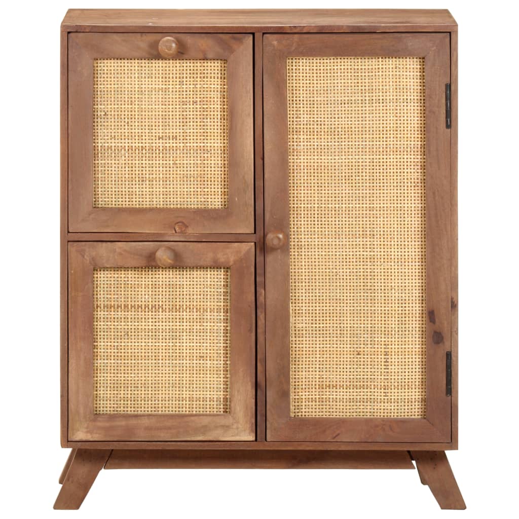 Credenza 60x35x75 cm in Legno Massello di Mango - homemem39