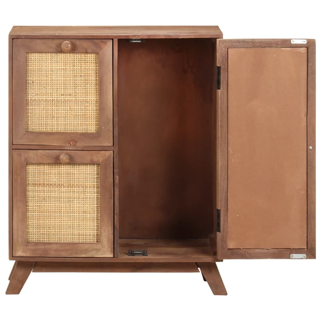 Credenza 60x35x75 cm in Legno Massello di Mango - homemem39