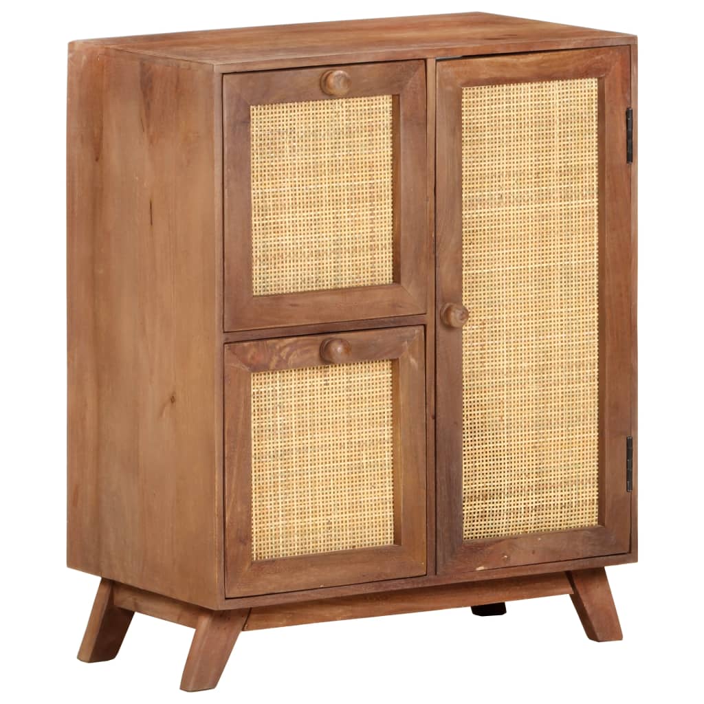 Credenza 60x35x75 cm in Legno Massello di Mango - homemem39