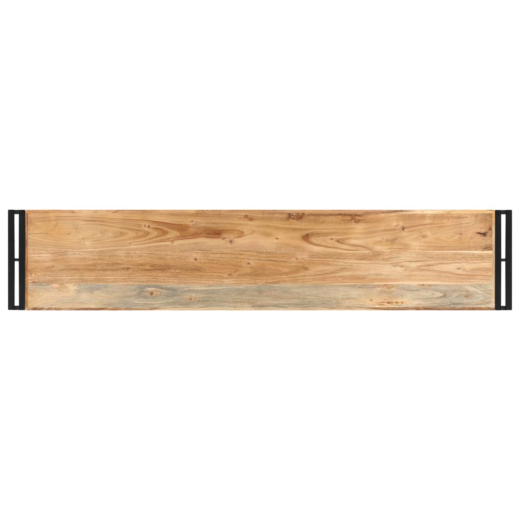 Tavolo Consolle 150x30x75 cm in Legno Massello di Acacia - homemem39