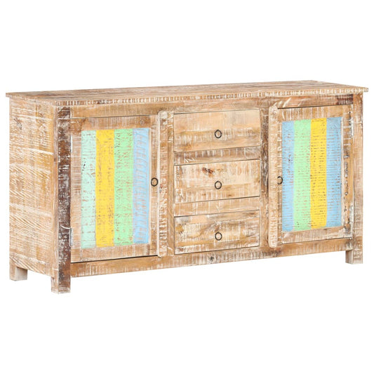 Credenza 151x40x75 cm in Legno Grezzo di Acacia - homemem39