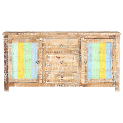 Credenza 151x40x75 cm in Legno Grezzo di Acacia - homemem39