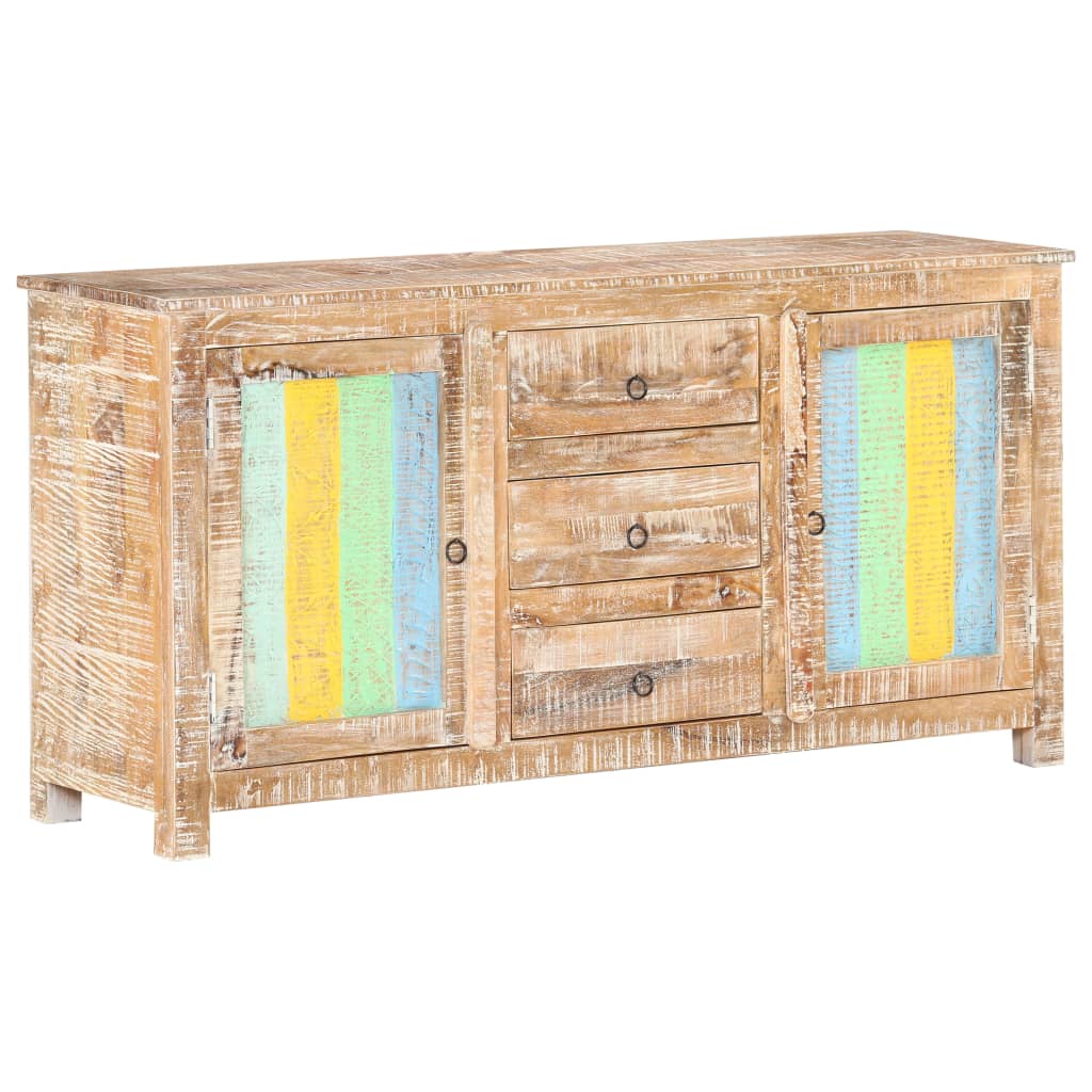 Credenza 151x40x75 cm in Legno Grezzo di Acacia - homemem39