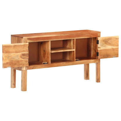 Credenza 116x30x66 cm in Legno Massello di Acacia - homemem39