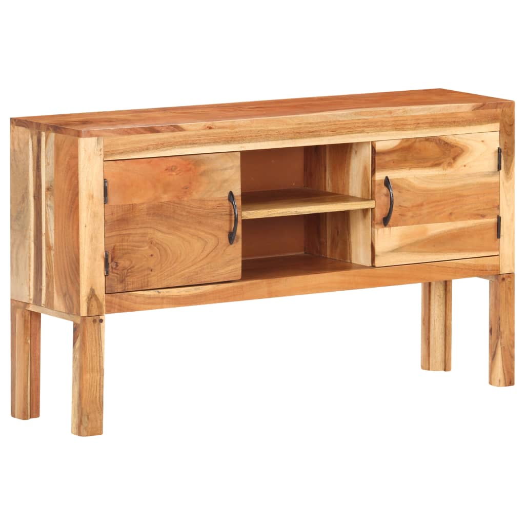 Credenza 116x30x66 cm in Legno Massello di Acacia - homemem39