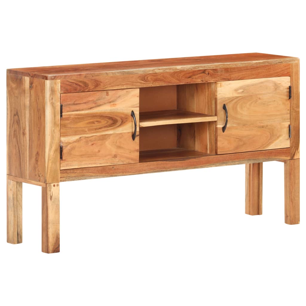 Credenza 116x30x66 cm in Legno Massello di Acacia - homemem39