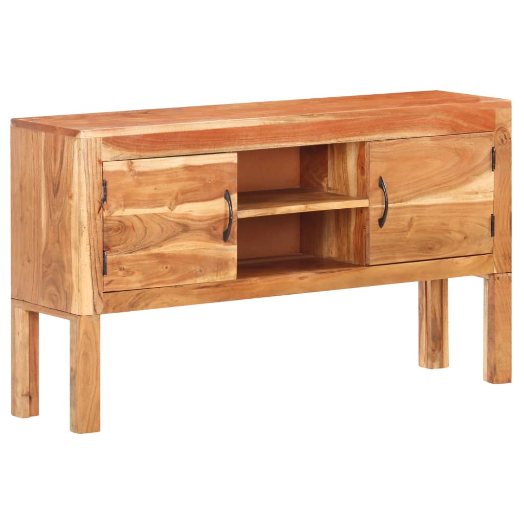 Credenza 116x30x66 cm in Legno Massello di Acacia - homemem39