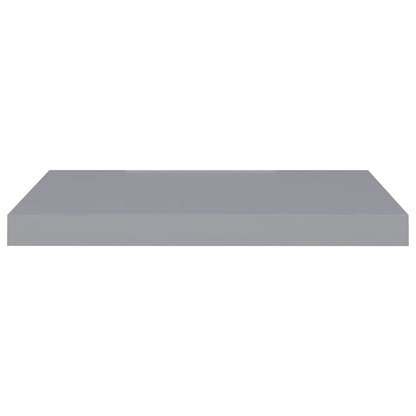 Scaffale a Parete Grigio 60x23,5x3,8 cm in MDF - homemem39