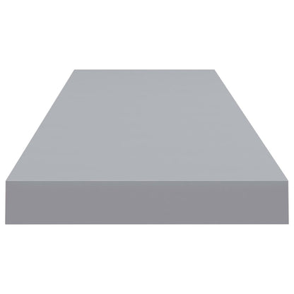 Scaffale a Parete Grigio 90x23,5x3,8 cm in MDF - homemem39