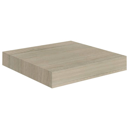 Mensole a Muro 2 pz Rovere 23x23,5x3,8 cm in MDF - homemem39