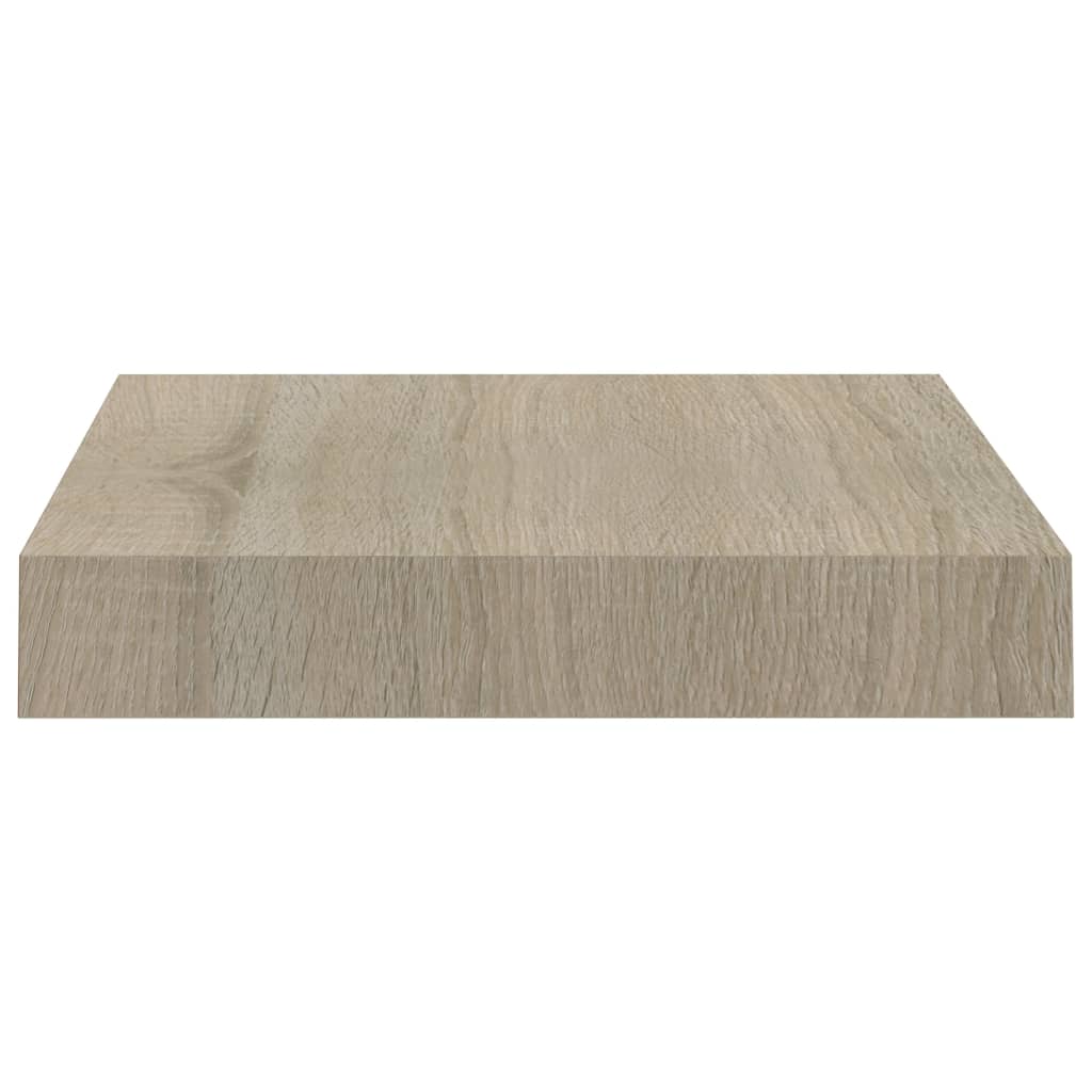 Mensole a Muro 2 pz Rovere 23x23,5x3,8 cm in MDF - homemem39