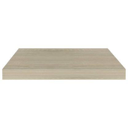 Scaffali a Parete 2 pz Rovere 50x23x3,8 cm in MDF - homemem39